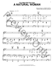 (You Make Me Feel Like) A Natural Woman piano sheet music cover